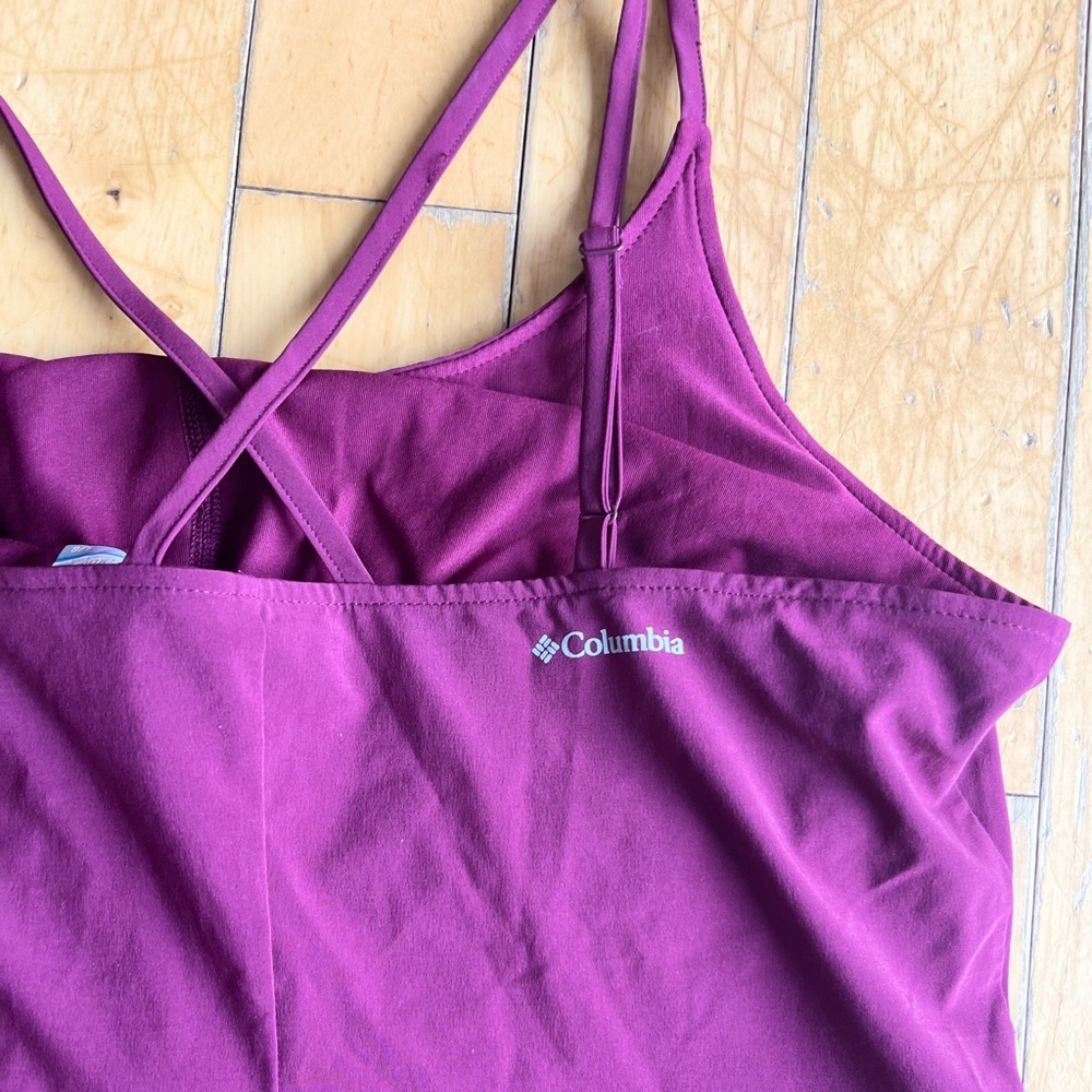 Columbia Purple Active Dress Built‑In Shorts – Size Large - Picture 5 of 10
